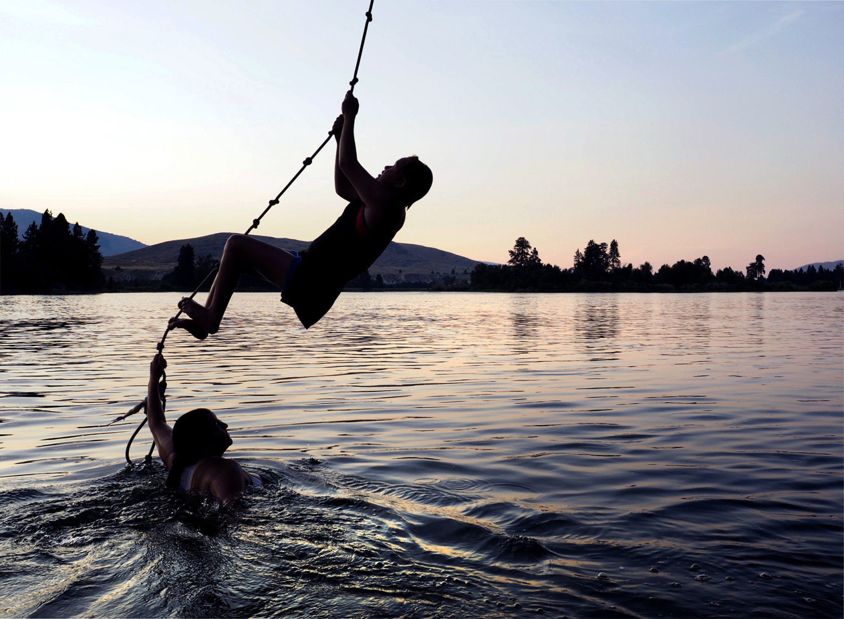 Evening swing on the Flathead